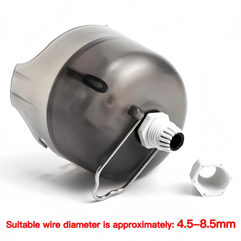Outdoor Waterproof Electrical Socket Box Weatherproof Rainproof Power Outlet with Protective Cover for Garden Patio