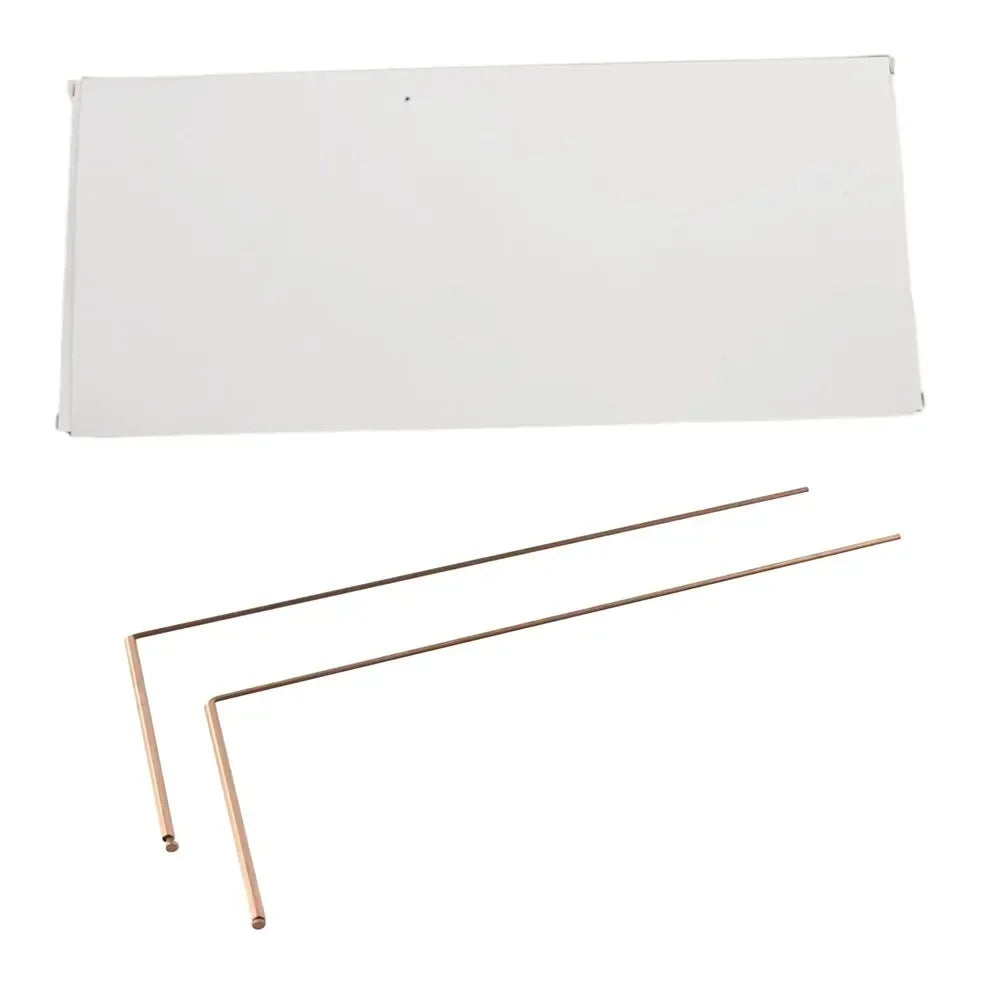 2pcs 99.9% Copper Detector Metal Dowsing Rod For Water Treasure Finding Tools 13.86X6.93X0.71Inches Divining Copper Probing Rod