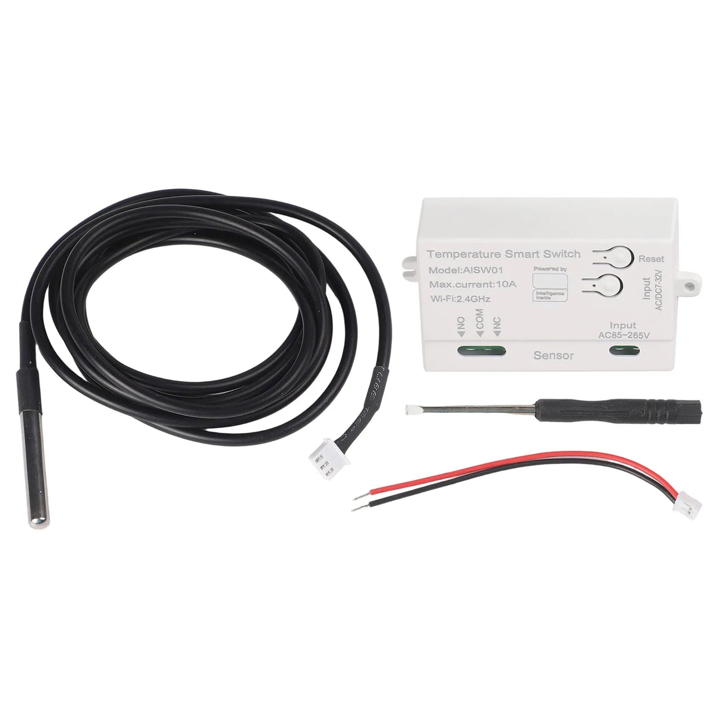 WiFi Temperature and Humidity Sensor with Remote Control Smart Home Automation with For Tuya App for Convenience