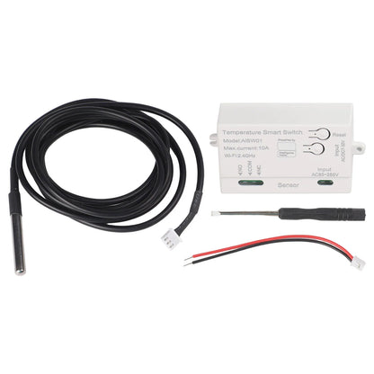 WiFi Temperature and Humidity Sensor with Remote Control Smart Home Automation with For Tuya App for Convenience