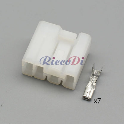 172505-1 / 172495-1 Automotive 7-Pin 3 Series Car Audio Cable Connector — Male Female Docking Wiring Socket