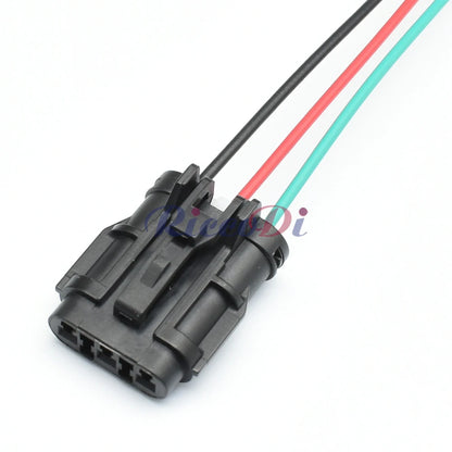 3-Pin 2mm Black Waterproof Connector MG640329-5 MG610327-5 DJ7031Y-2 Male Female for Mitsubishi