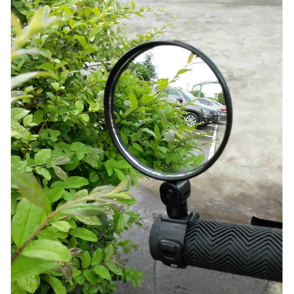 Universal Bike Mirrors Bike Handlebar Adjustable Rotating Wide Angle Rear View Mirror 360 Degree Rotation Cycling Accessories