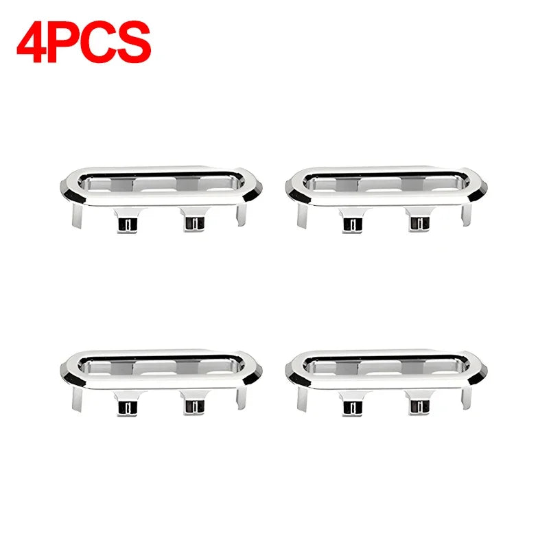 Sink Overflow Ring Cover Plug Bathroom Basin Drain Hole Cap 4/1PCS