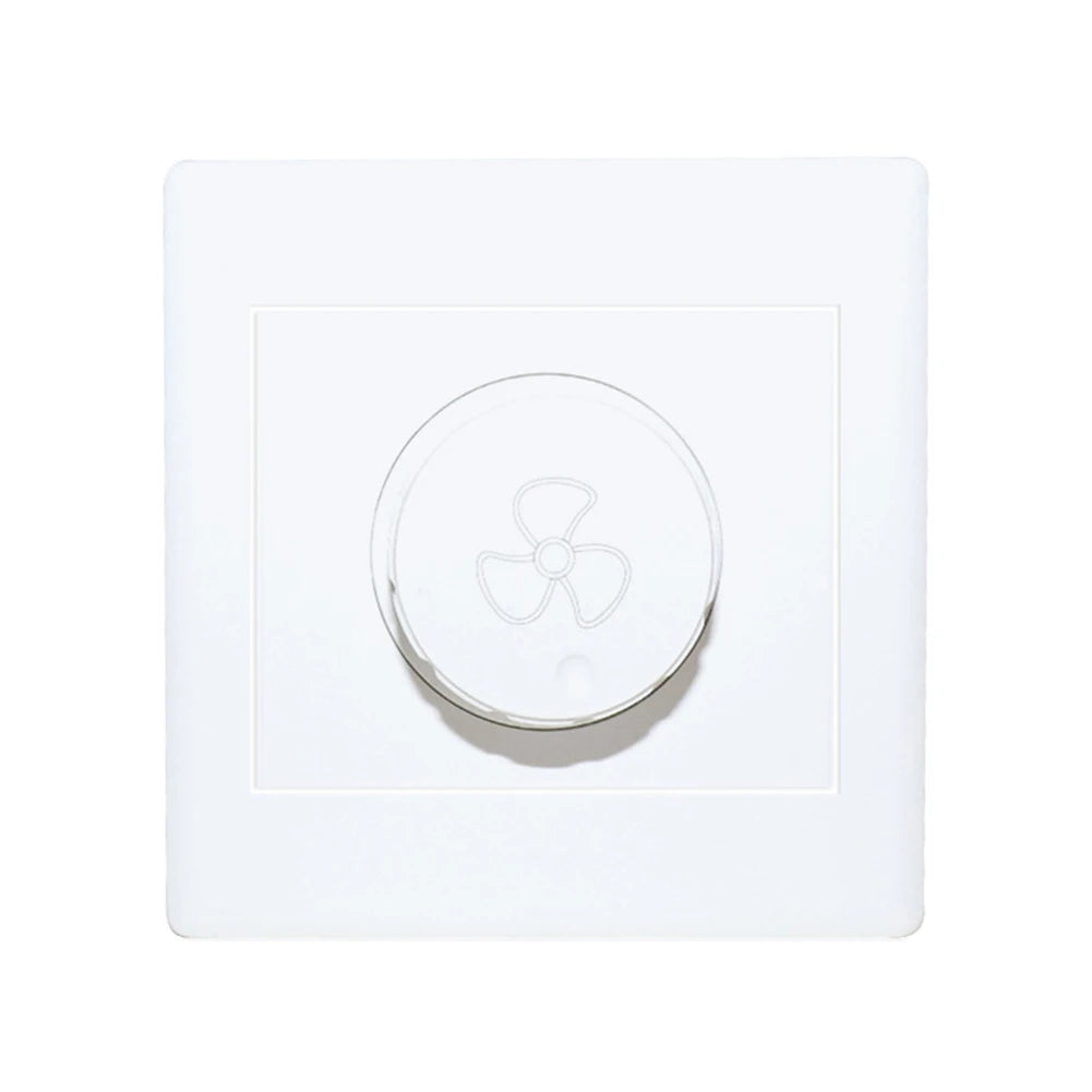 AC 220V Dimmer Switch for Light and Ceiling Fan Speed Control with Wall Mount Button for Enhanced Room Comfort