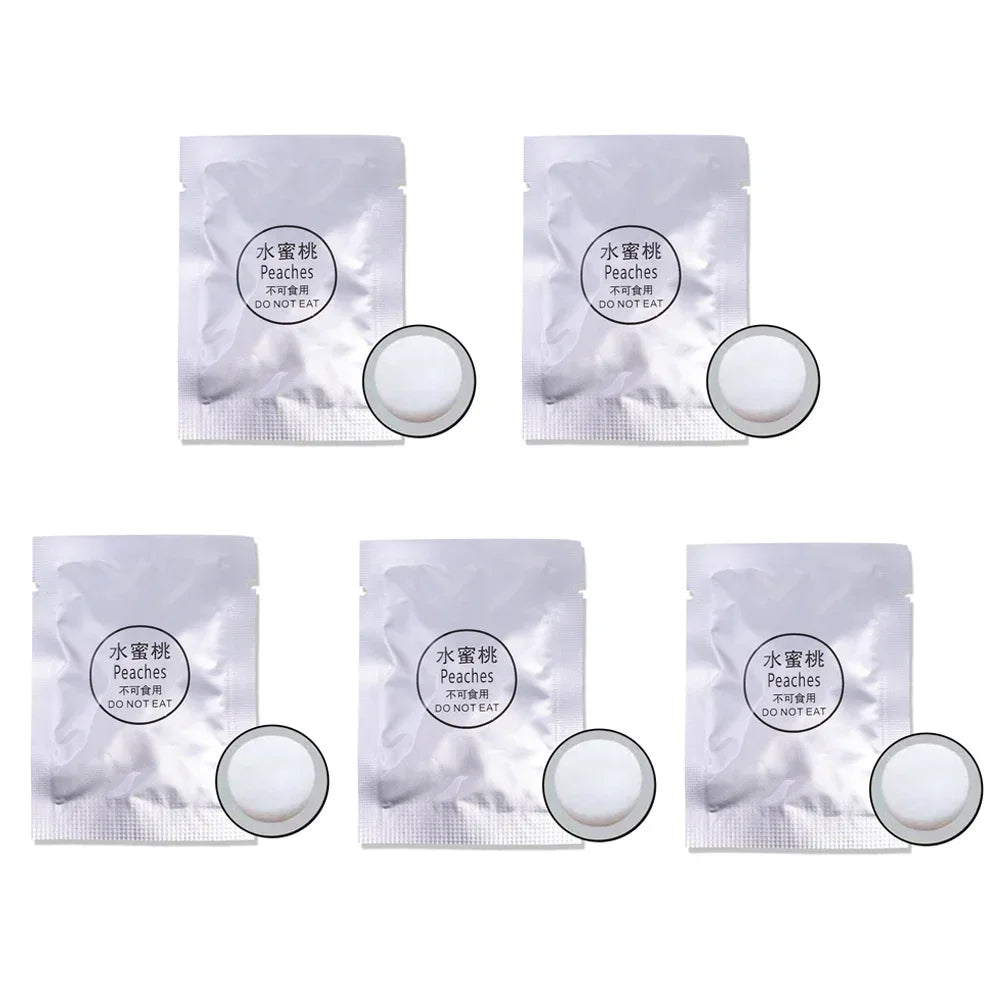 Car Solid Perfume Tablets Air Vent Perfume Refill 5 Flavor Air Freshener Car Interior  Perfume Diffuser Tablet Accessories