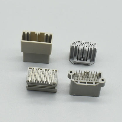 MX34020SF1 / MX34020UF1 Automotive 20-Pin CD Audio Connector — Honda PCB Cable Socket for Car Speaker & Antenna