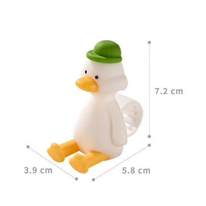 New Bear Duck Punch-free Door Anti-collision Pad Room Bathroom Door Handle Silicone Silent Protection Pad Door Handle Cover