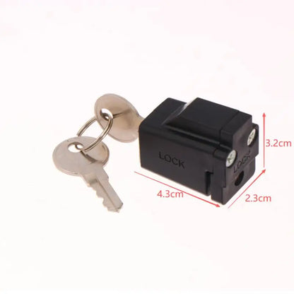 Aluminum Alloy Window Restrictor Lock With 2 Keys Safety Window Lock