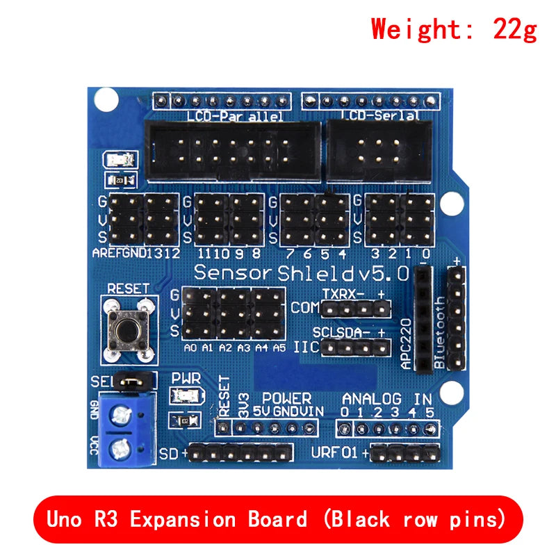V5 Sensor Shield Expansion Board for Arduino UNO R3