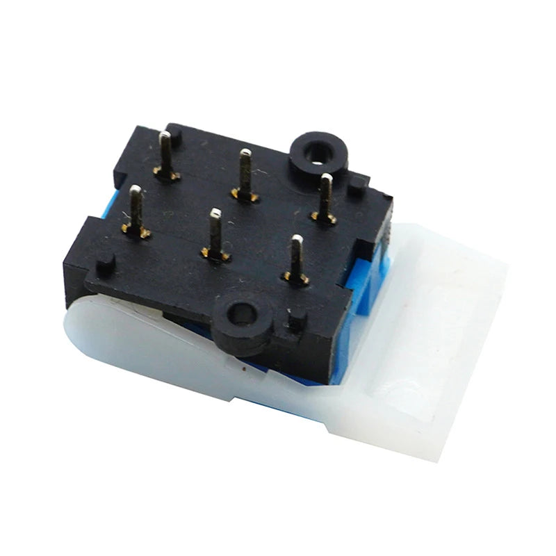 New 10pcs Blue Telephone Hook Switch 6 Pin Intercom Doorbell Switch Retainer Reed Switch Blade Repair Parts For Telephone