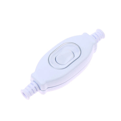 1PC 3A 250V Waterproof In Line Switch Cord Switch Round Wire Silver Contact Double Cut Switch Dust Switch