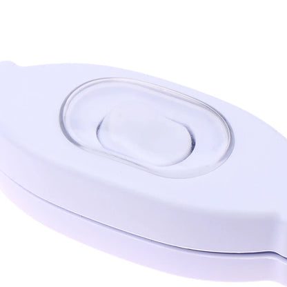 1PC 3A 250V Waterproof In Line Switch Cord Switch Round Wire Silver Contact Double Cut Switch Dust Switch
