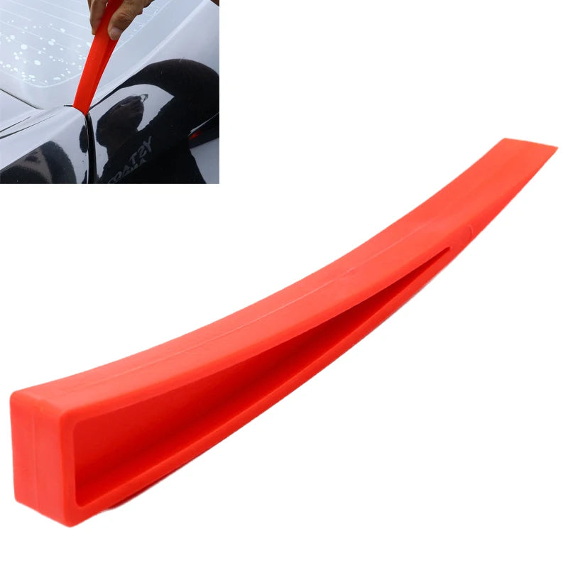 Car Window Dent Repair Plastic Red Car Universal Crowbar Enlarger Door Recess Body Window Door Wedge Remove Repair Hand Tools