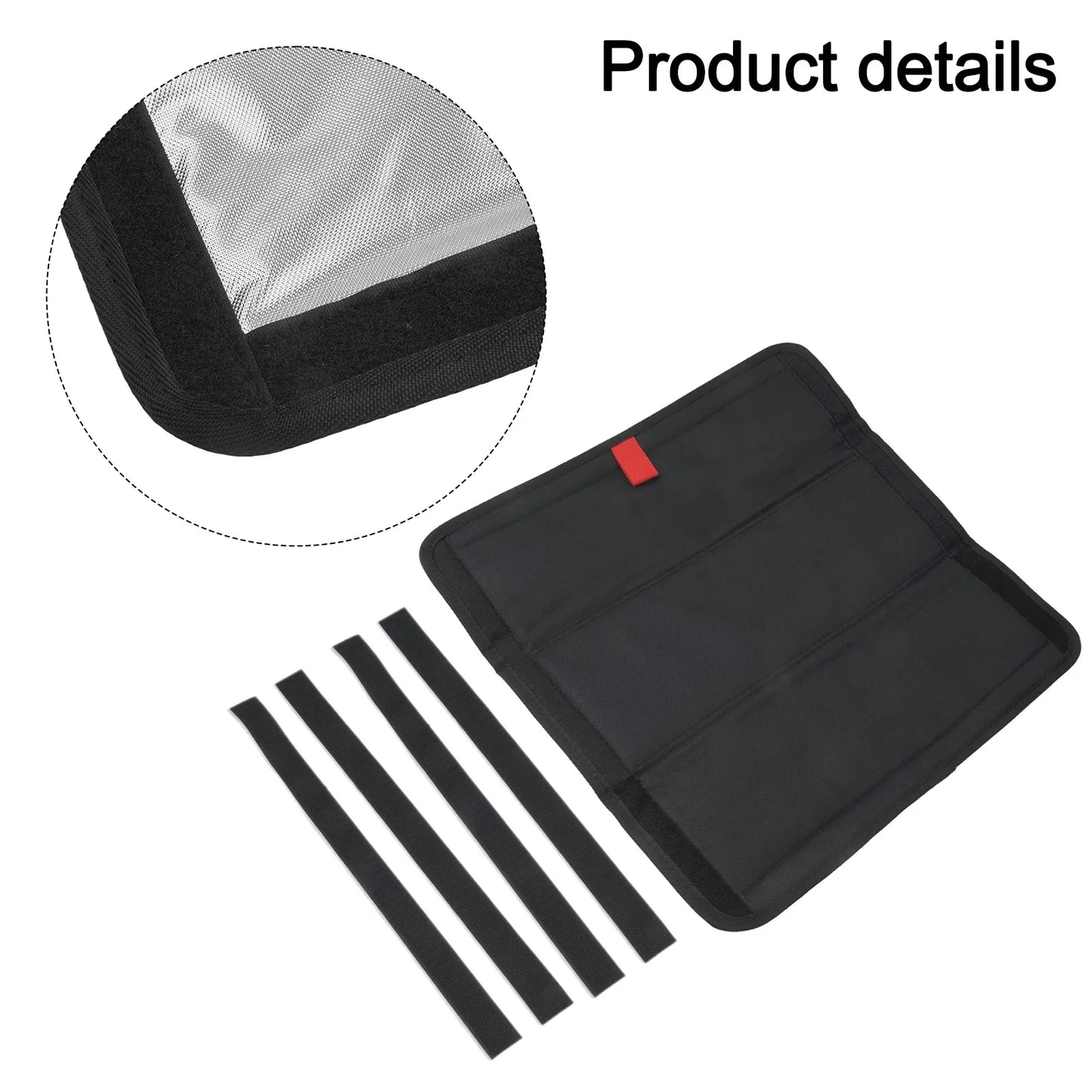 Foldable Aluminum Film Sunshade for RV For Skylight Roof with Multi Layer Waterproof Design for Window Vent Use