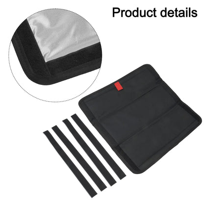 Foldable Aluminum Film Sunshade for RV For Skylight Roof with Multi Layer Waterproof Design for Window Vent Use