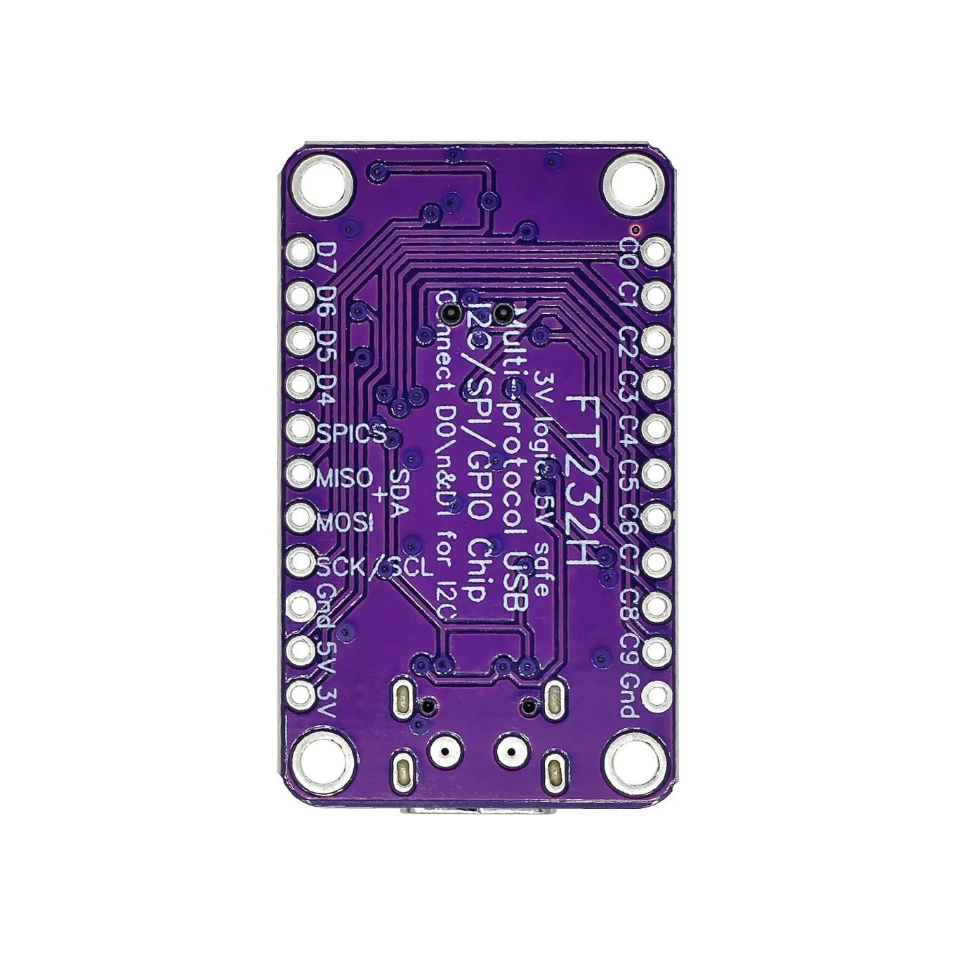 FT232H High-Speed USB to JTAG/UART/SPI/I2C Multifunction Module