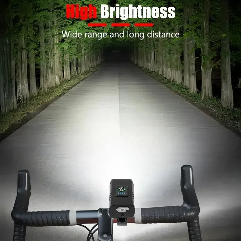 Rechargeable Bike Light Front Light Taillight Mini Night Safety Warning Lantern Bicycle Accessories for Night Outdoor Cycling
