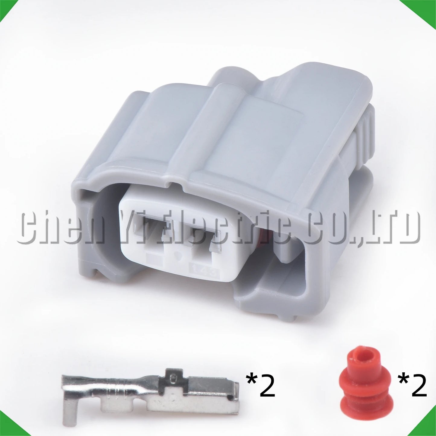 2 Pin Fuel Injector Connector 90980-11875 6189-0611 2.2mm for Toyota