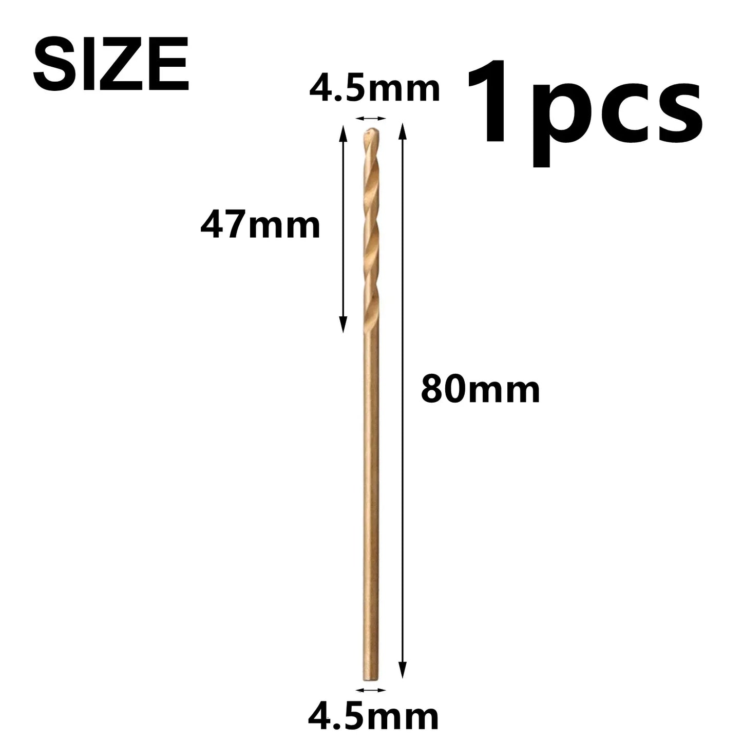 HSS M35 Cobalt Drill Bit Set 1–3mm for Stainless Steel Auger High-Quality Drill Press Power Tool Parts