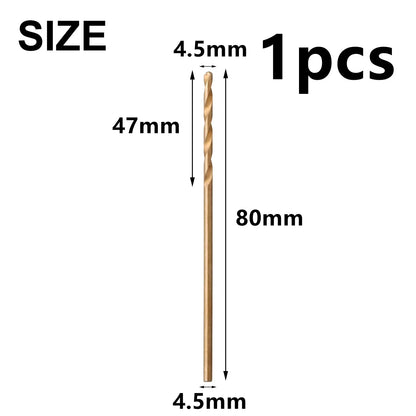 HSS M35 Cobalt Drill Bit Set 1–3mm for Stainless Steel Auger High-Quality Drill Press Power Tool Parts