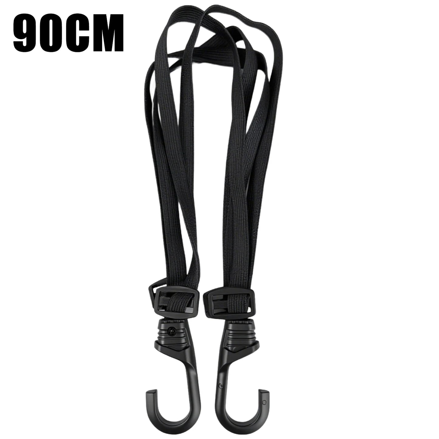 Motorcycle Back Seat Helmet Strips Elastic Rope Motorcycle Helmet Fixed Strap Adjustment Fix Rope Goods Strap Luggage Net 90cm