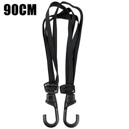 Motorcycle Back Seat Helmet Strips Elastic Rope Motorcycle Helmet Fixed Strap Adjustment Fix Rope Goods Strap Luggage Net 90cm