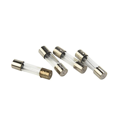 100pcs Insurance Tube Glass Fuses Kit Household 0.2A-20A 100pcs 16*12*2.1cm 250V High Quality Standard Fast Blow