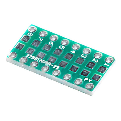 5pcs SMT to DIP Adapter Board Kit for 0805 0603 0402 Capacitors, Resistors, LEDs 2.54mm Pitch FR4 PCB