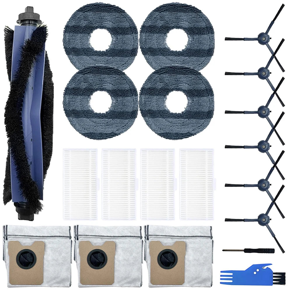 Home Maintenance As Shown Robot Vacuum Components Large Capacity Dust Bags For Disposal Replacement Brush Kit Sturdy Dust Bags