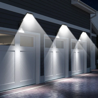 Solar LED Wall Light Outdoor — Motion Sensor, IP65 Waterproof, 3-Mode, 18650 Battery | Garden Street Security Lamp
