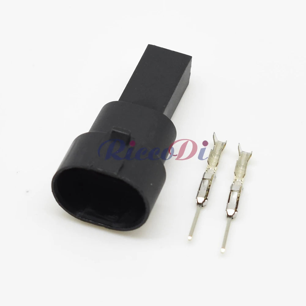 2 Pin Water Temperature Sensor Wiring Connector Waterproof Auto Wire Harness Plug 12162197 DJ7023Y-1.5-21