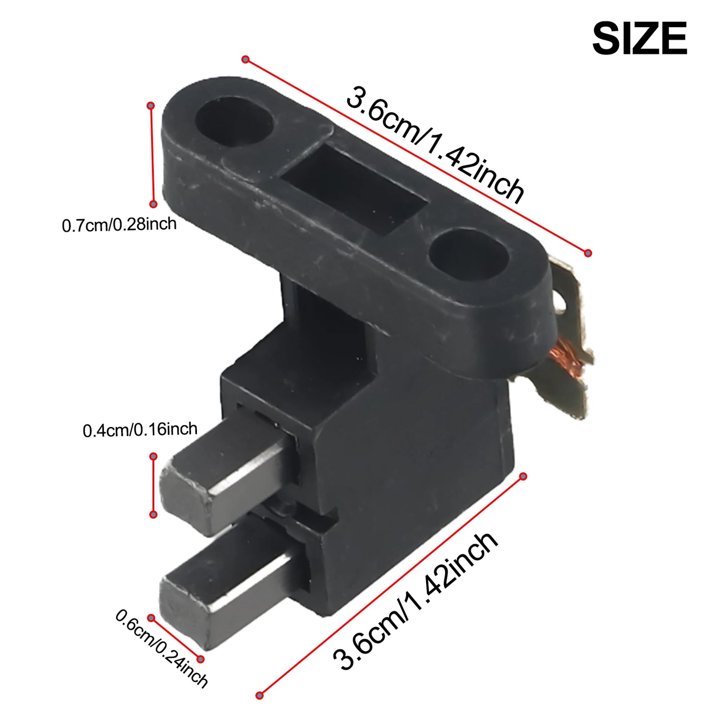 High Quality Practical Useful Brand New Carbon Brush Generator Accessories Brush Regulator Supplies 5-8KW Carbon Equipment