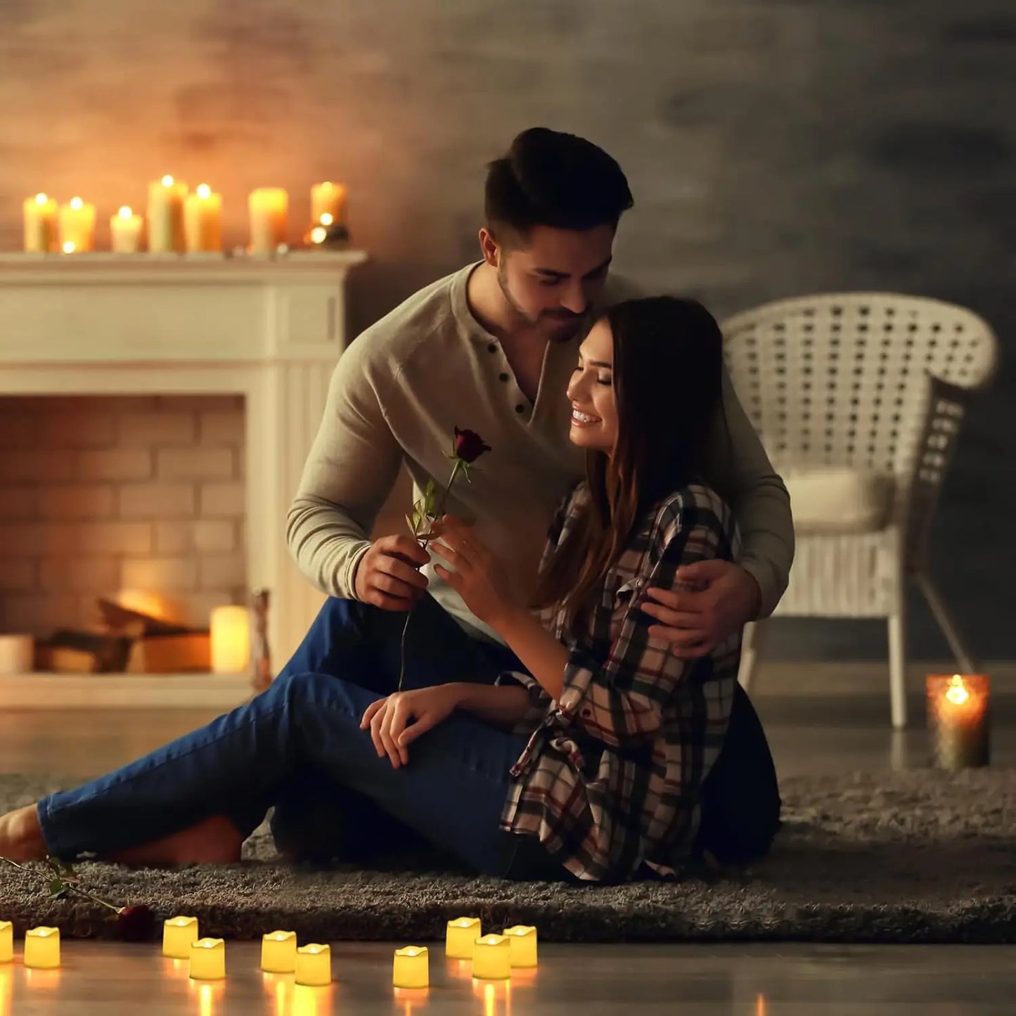 LED Electronic Candle 6-96ps Battery Operated Flameless Tea Light Candles Night Lights for Wedding Birthday Party Decor