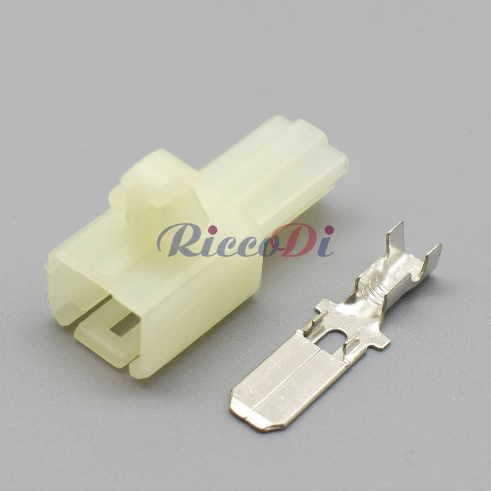 6.3mm High Current Automotive Wire Connector Plug Unsealed for Wiring Harness and Electric Cable