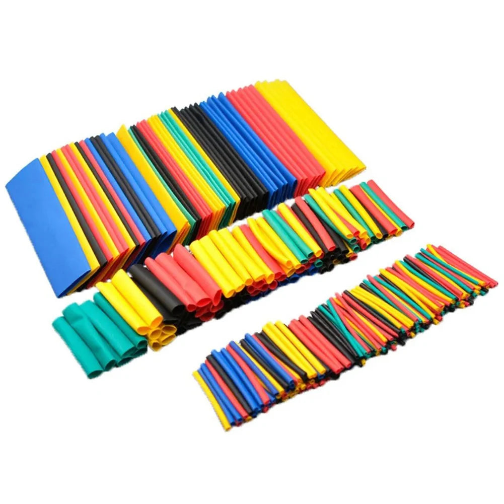 328PCS Heat Shrink Tubing Set 2:1 Shrink Ratio Heat Shrink Cable Sleeve 8 Sizes Electrical Equipment & Supplies Accessories