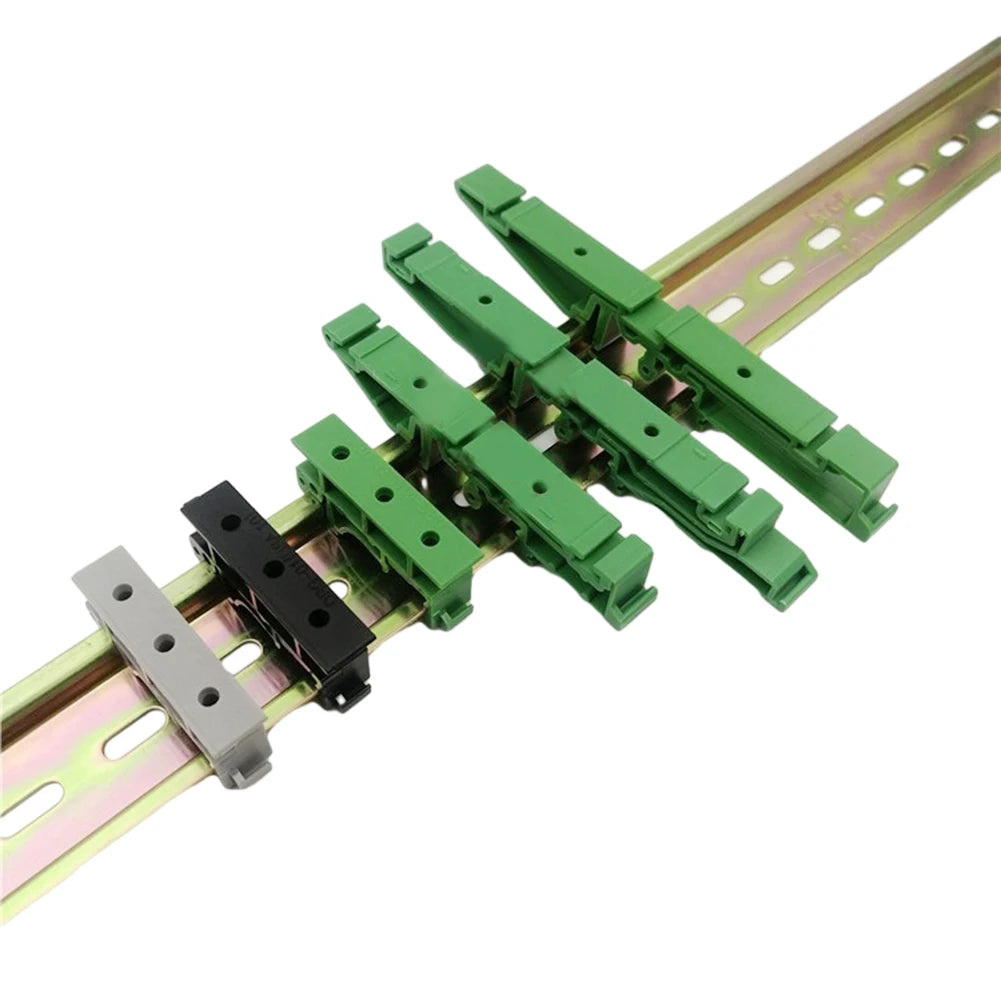 PCB DIN C45 Rail Mount Adapter for DIN 35 Mounting Rails, Plastic PCB Bracket Clips, 35mm Electrical Part