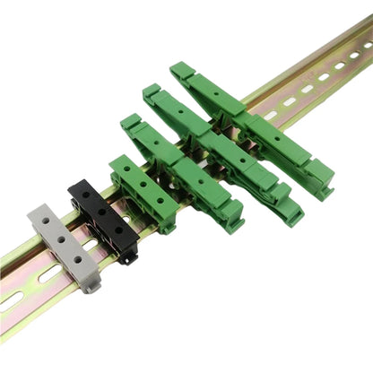 PCB DIN C45 Rail Mount Adapter for DIN 35 Mounting Rails, Plastic PCB Bracket Clips, 35mm Electrical Part