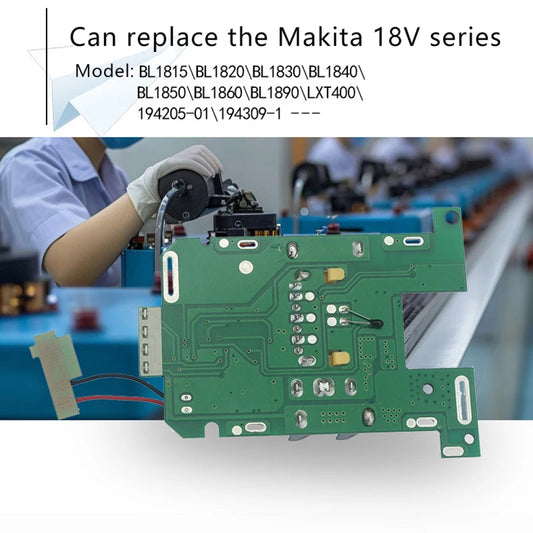 1pc BL1830 Li-Ion Battery BMS PCB Charging Protection Board For 18V Tool