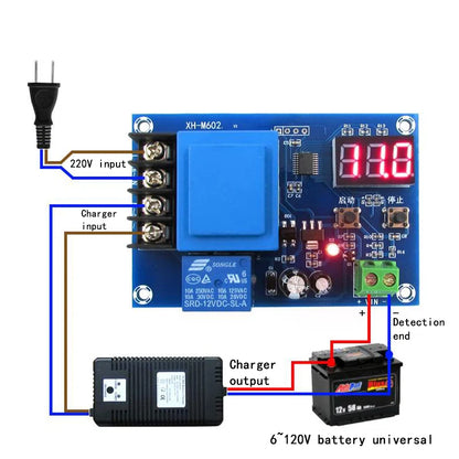XH-M602 Digital Lithium Battery Charge Control Module with Protection Board