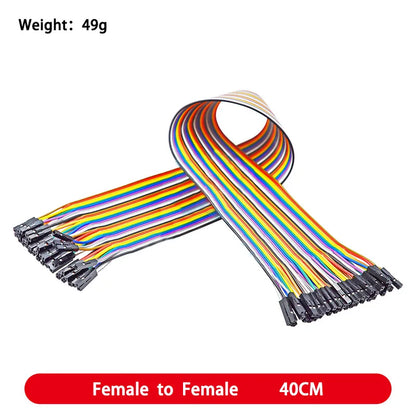 DuPont Jumper Wires Female to Female, Male to Female, and Male to Male