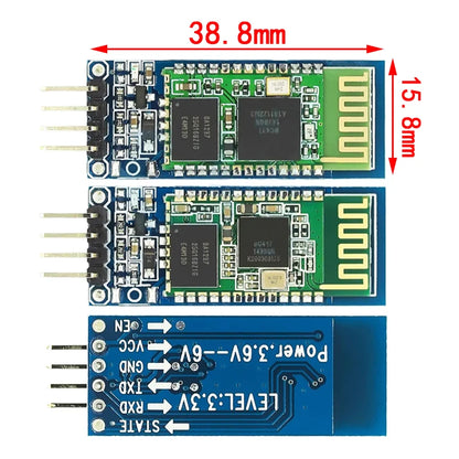 HC-05 HC-06 Bluetooth Serial Module Master-Slave 6Pin/4Pin Wireless Pass-Through for Arduino