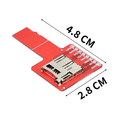 Universal TF Card Adapter Plate for Memory Expansion and Storage