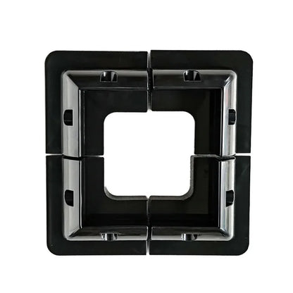 Solar Panel Base Mounting Bracket Black & White Plastic Frame Fixing for Solar Battery, EV, RV, Yacht