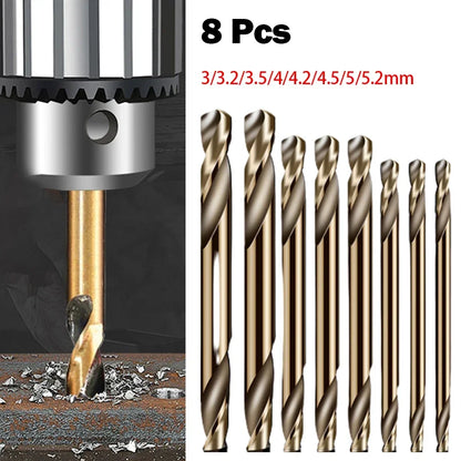 HSS M35 Cobalt Drill Bit Set 1–3mm for Stainless Steel Auger High-Quality Drill Press Power Tool Parts