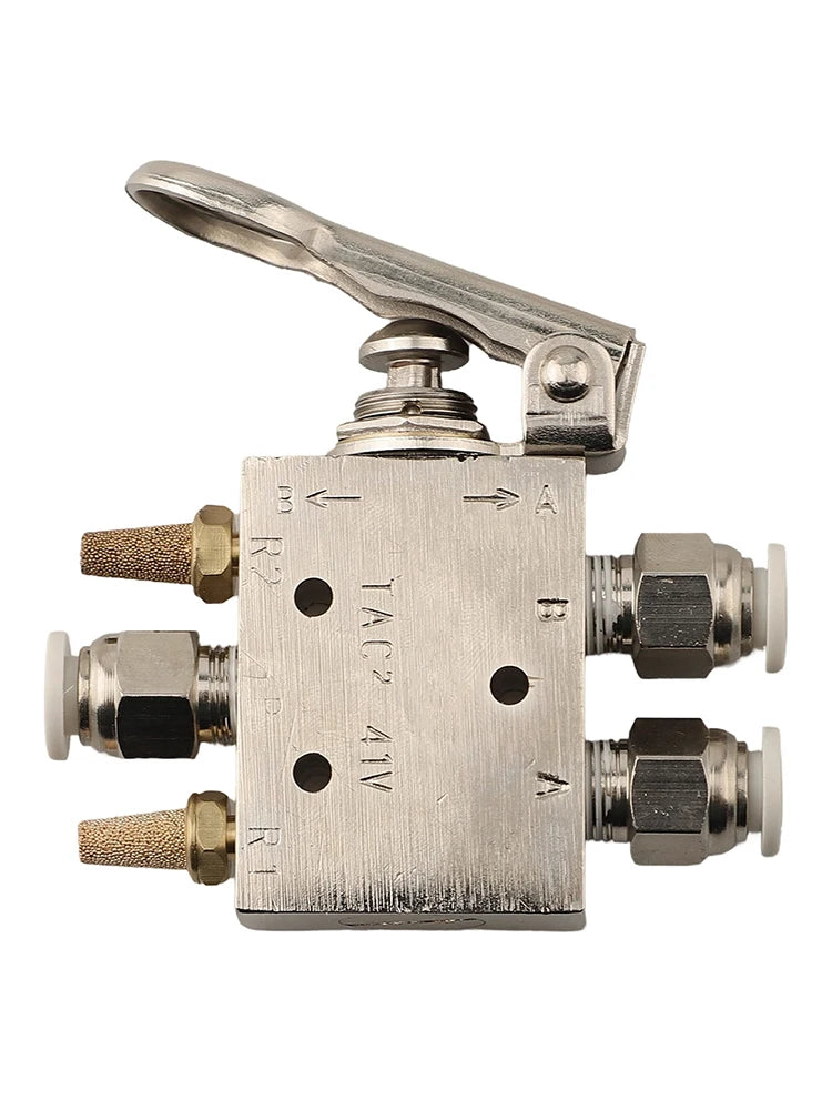 TAC2-41P+34T Pneumatic Valve 2 Position 3Way Mechanical Valve With 6mm Connector Pneumatic Switch Valve For Automatic Equipment