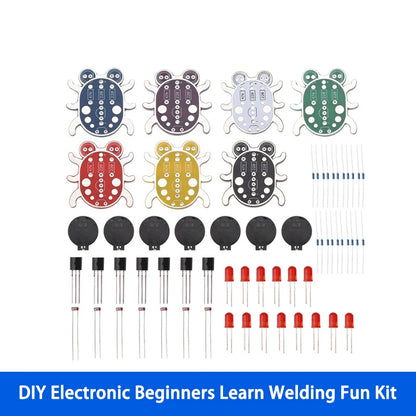 Weevil Eye Electronic DIY Soldering Kit for Beginners | Fun STEM Learning Project for Students and Parent-Child Interaction