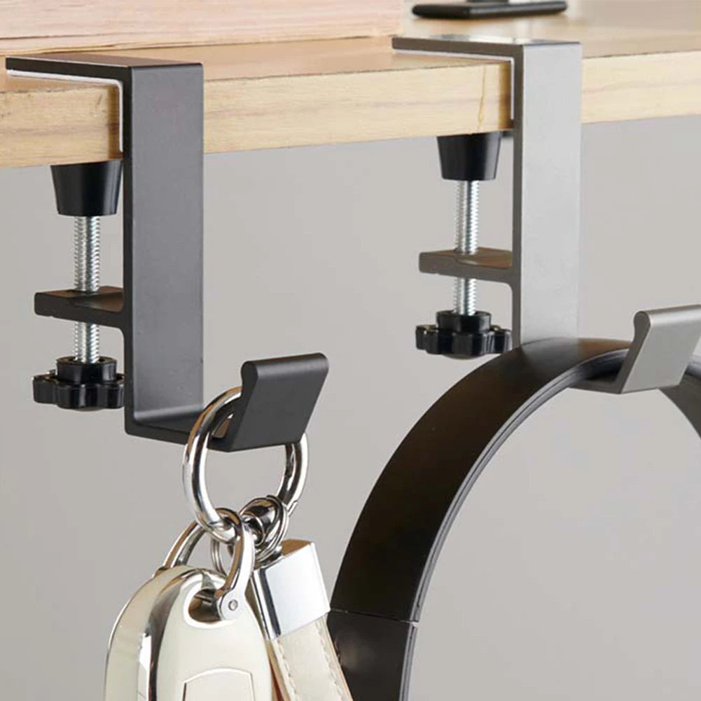 Adjustable Hanger Headphone Holder Organize Space Keep Bags Off Floor Easy Installation Lightweight And Portable Non-Slip Design