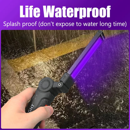 395nm UV Flashlight Rechargeable Blacklight UV Lamp