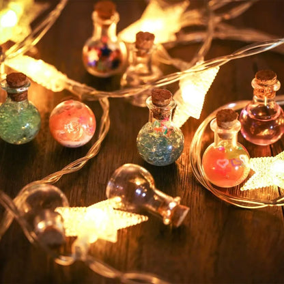 Mini Glass Bottles with Cork Stoppers — DIY Vials for Wedding, Birthday & Party Favors